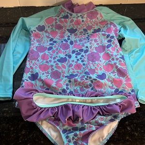 Size 10 rashguard swimsuit